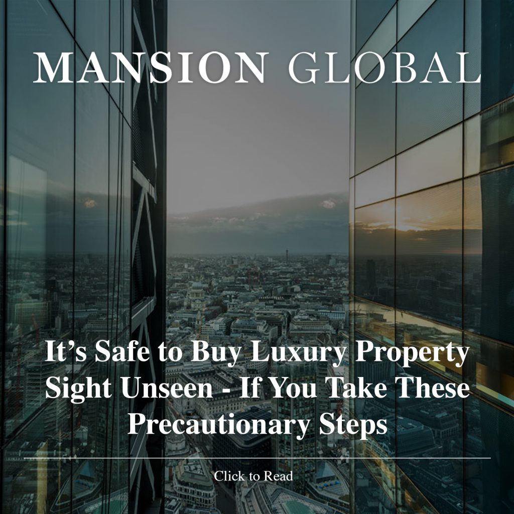 Mansion Global Article Featuring Sally Forster Jones